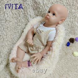 IVITA 21'' Vivid Soft Silicone Reborn Baby Boy 9.24lbs Doll Kids Xmas Gift Toy