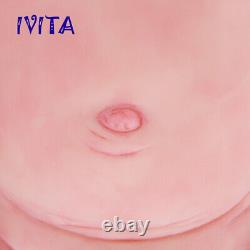 IVITA 22'' Soft Silicone Reborn Doll Lifelike Newborn Baby Girl Toy Gift 5800g