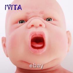 IVITA 22'' Soft Silicone Reborn Doll Newborn Baby GIRL Toy Birthday Gift 5800g