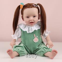 KnowU 45 CM Silicone Rebirth Baby Doll Lifelike Children Playmate Gifts Toy Girl