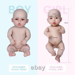 Minaky Full Silicone Realistic Reborn Baby Dolls Soft Cuddly Handmade Art Gift