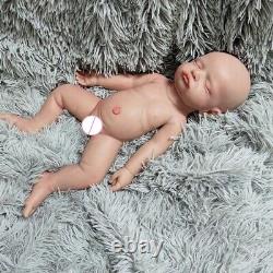 Realistic Sleeping Newborn Girl Kids Gift Real Reborn Baby Floppy Silicone 17