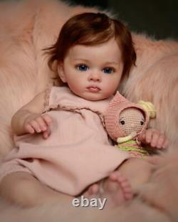 Reborn Baby Dolls 23'' Soft Silicone Vinyl Realistic Toddler Girl Birthday Gift