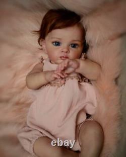 Reborn Baby Dolls 23'' Soft Silicone Vinyl Realistic Toddler Girl Birthday Gift
