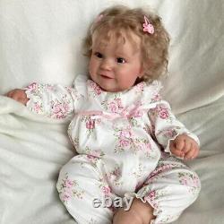 Reborn Baby Dolls 24inch Full Silicone Real Body Doll Newborn Handmade Kids Gift