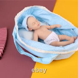 Silicone Baby Boy 25cm Mini Rebirth Doll Newborn Baby Toy Kids Gift Soft