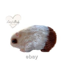 Silicone Hamster, Spotty Eye Hammy Adoption Reborn Hamster Gift Set