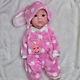 Xmas Gift 16.9Solid Silicone Baby Doll Soft Body Realistic Reborn Baby Doll Hot